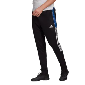 Adidas Men's Tiro 21 Track Pants - Black / Royal Blue