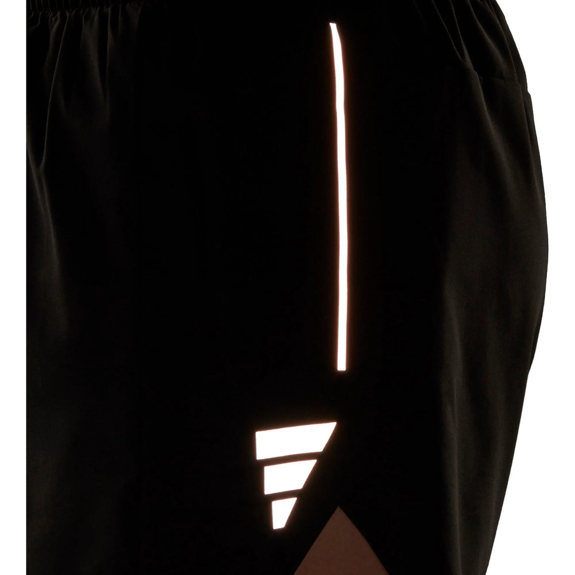 adidas Own The Run Split Mens Running Shorts - Black