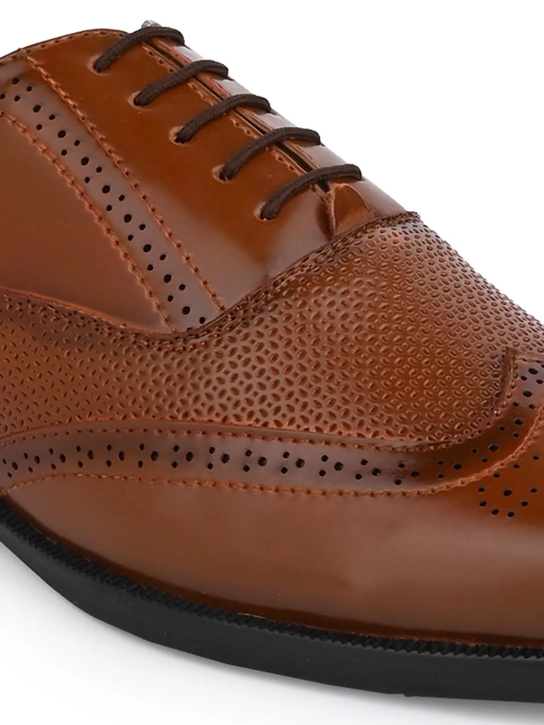 Alberto Torresi Tan Formal 594 Brogue Shoes