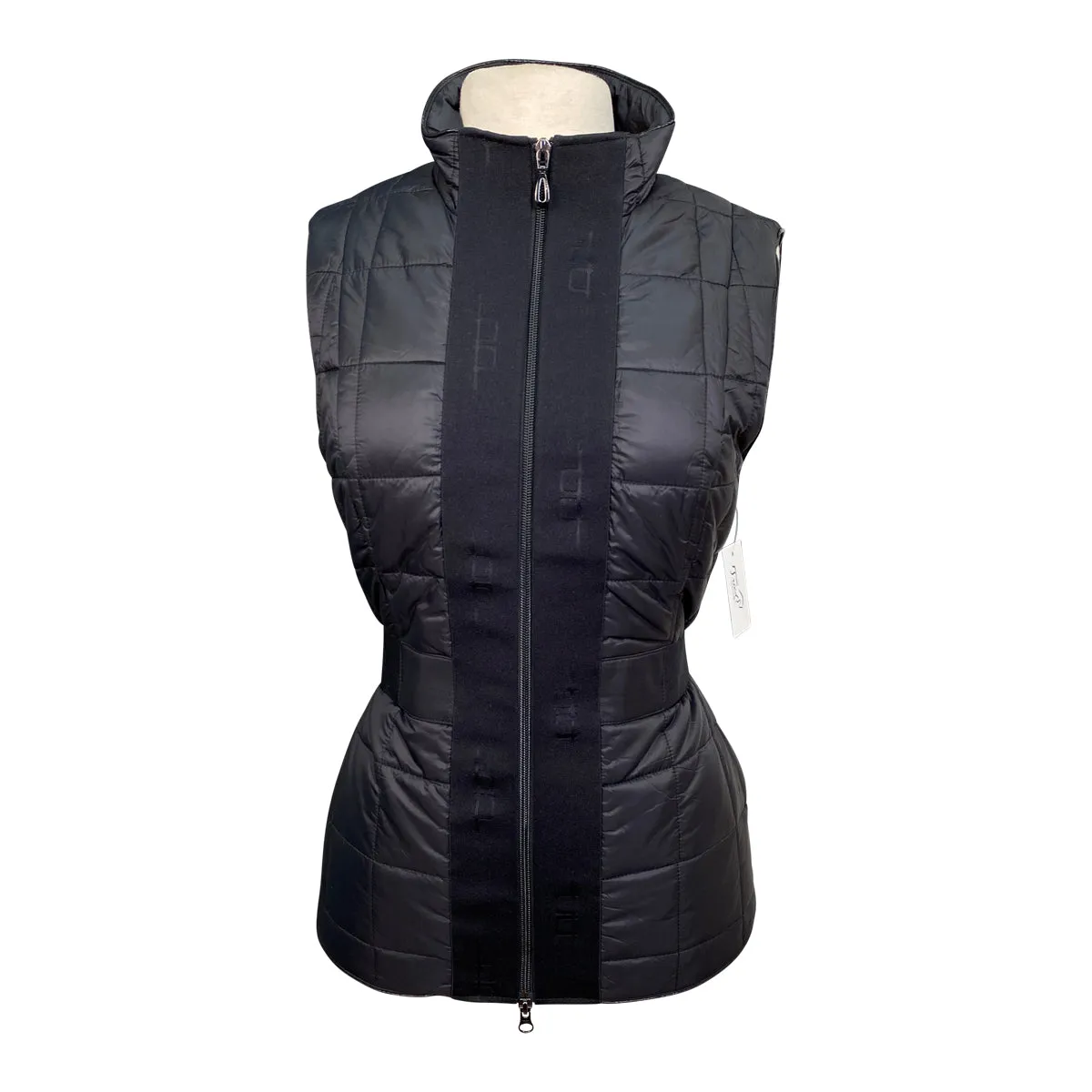 Alessandro Albanese 'Insula' Quilted Vest in Black - Women's Medium