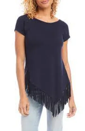 Angled Fringe Top