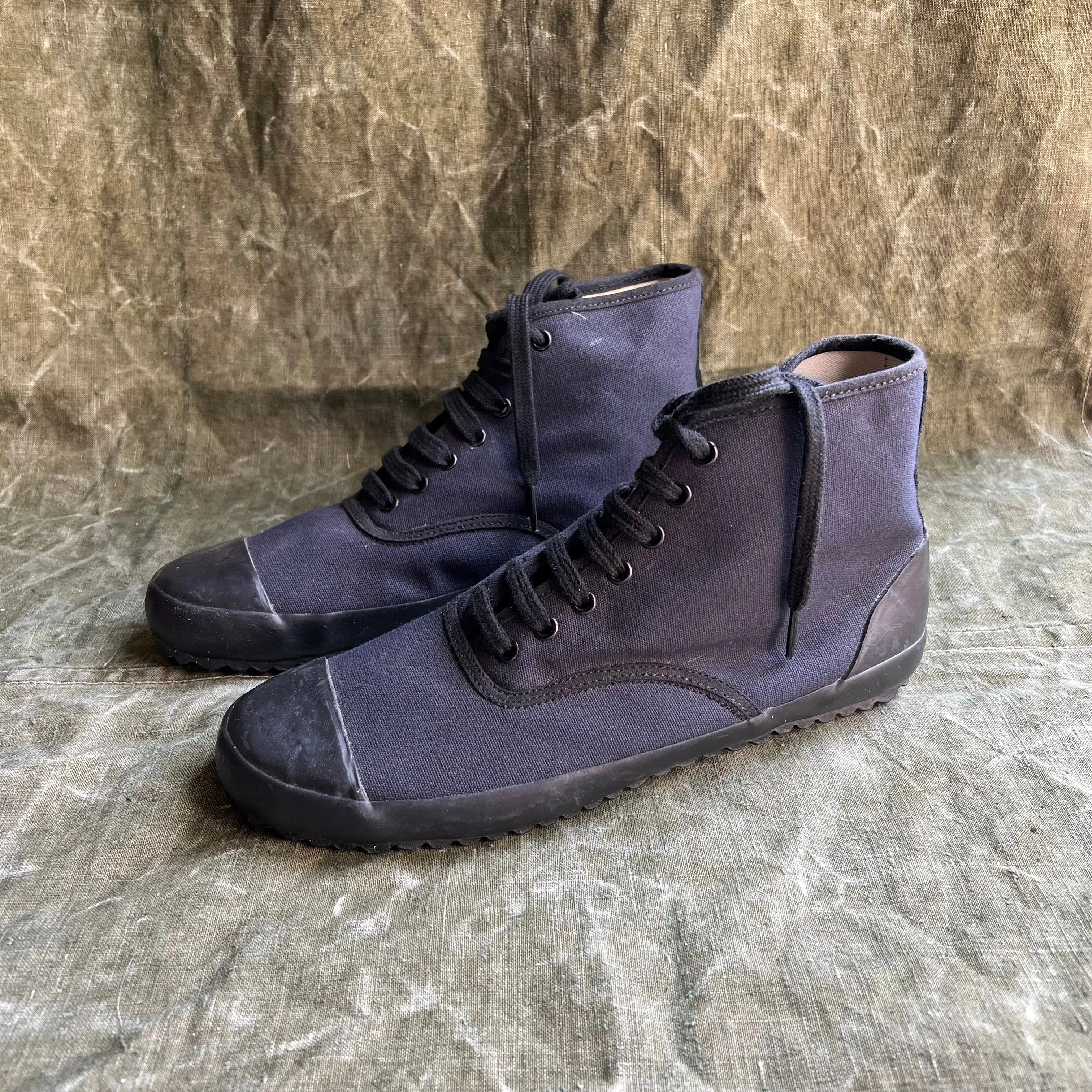 ARCHIVE SALE - MK 2 HI TOP, NAVY/BLACK