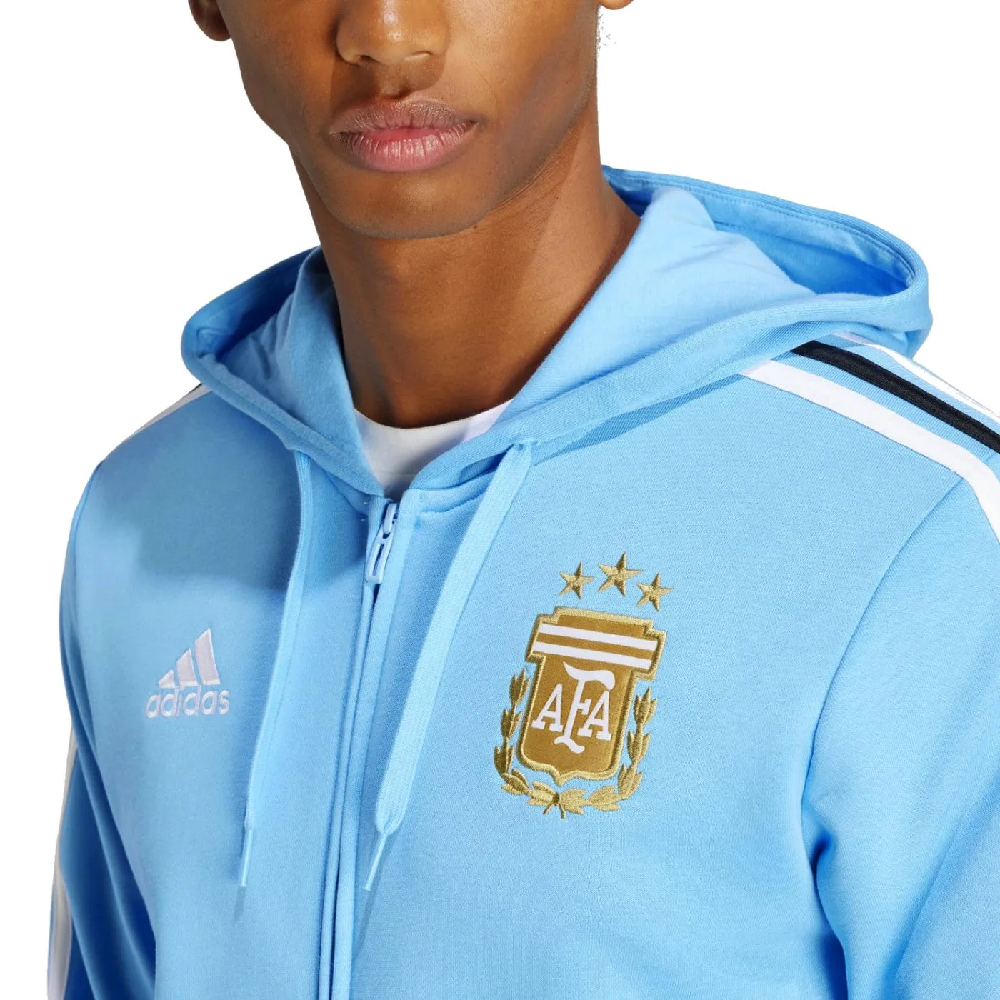 Argentina Casual 3S hooded presentation tracksuit 2024/25 - Adidas