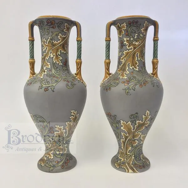 Art Nouveau Mettlach Vases