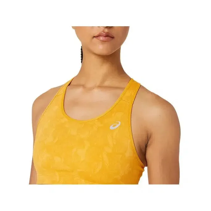 Asics Women's RunKoyo Jacquard Bra - Tiger Yellow