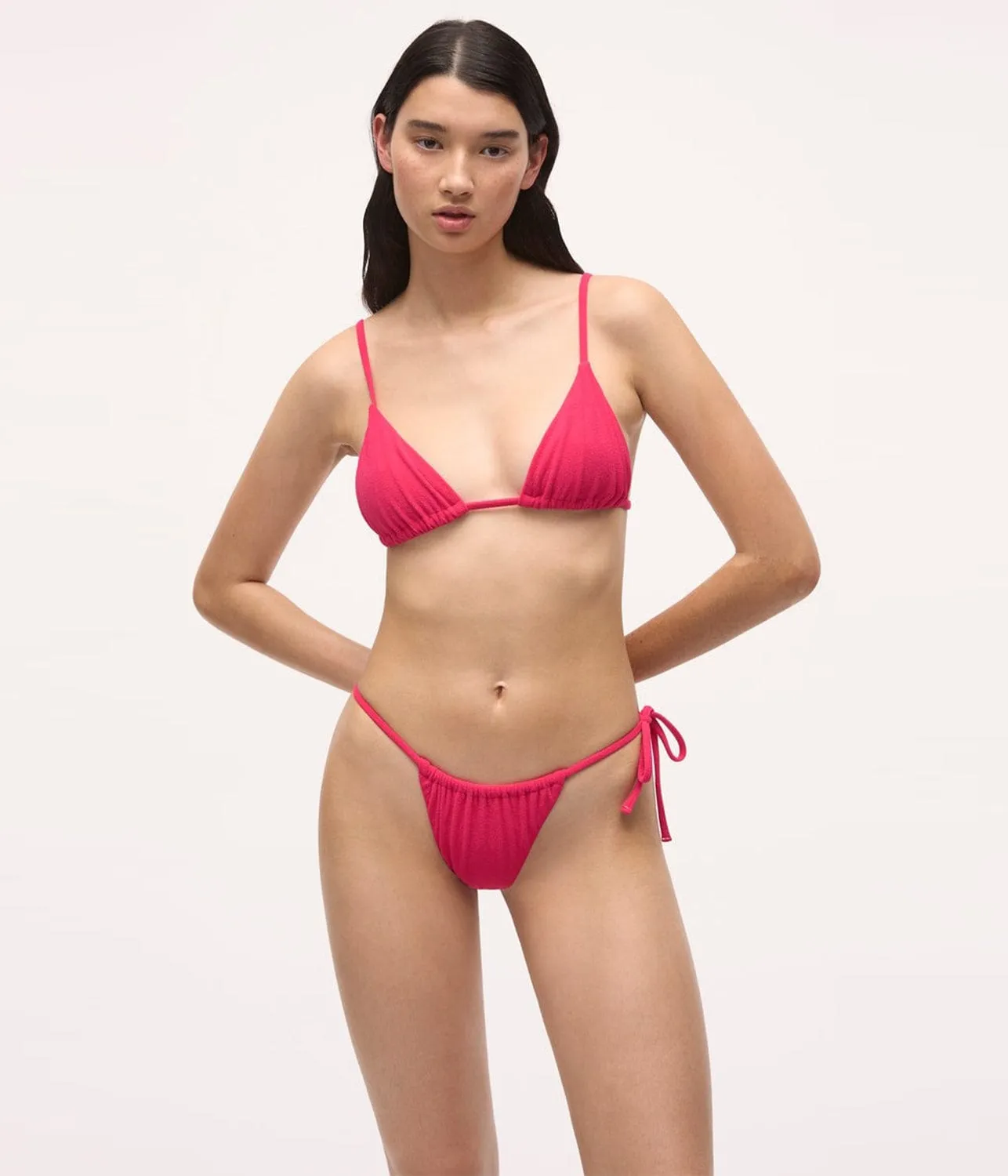 AVA STRING BIKINI BOTTOM- PINK