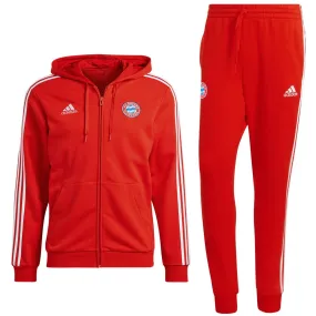 Bayern Munich Casual 3S hooded presentation tracksuit 2023/24 - Adidas