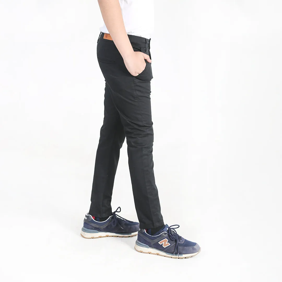 Black Cross Pocket Pants