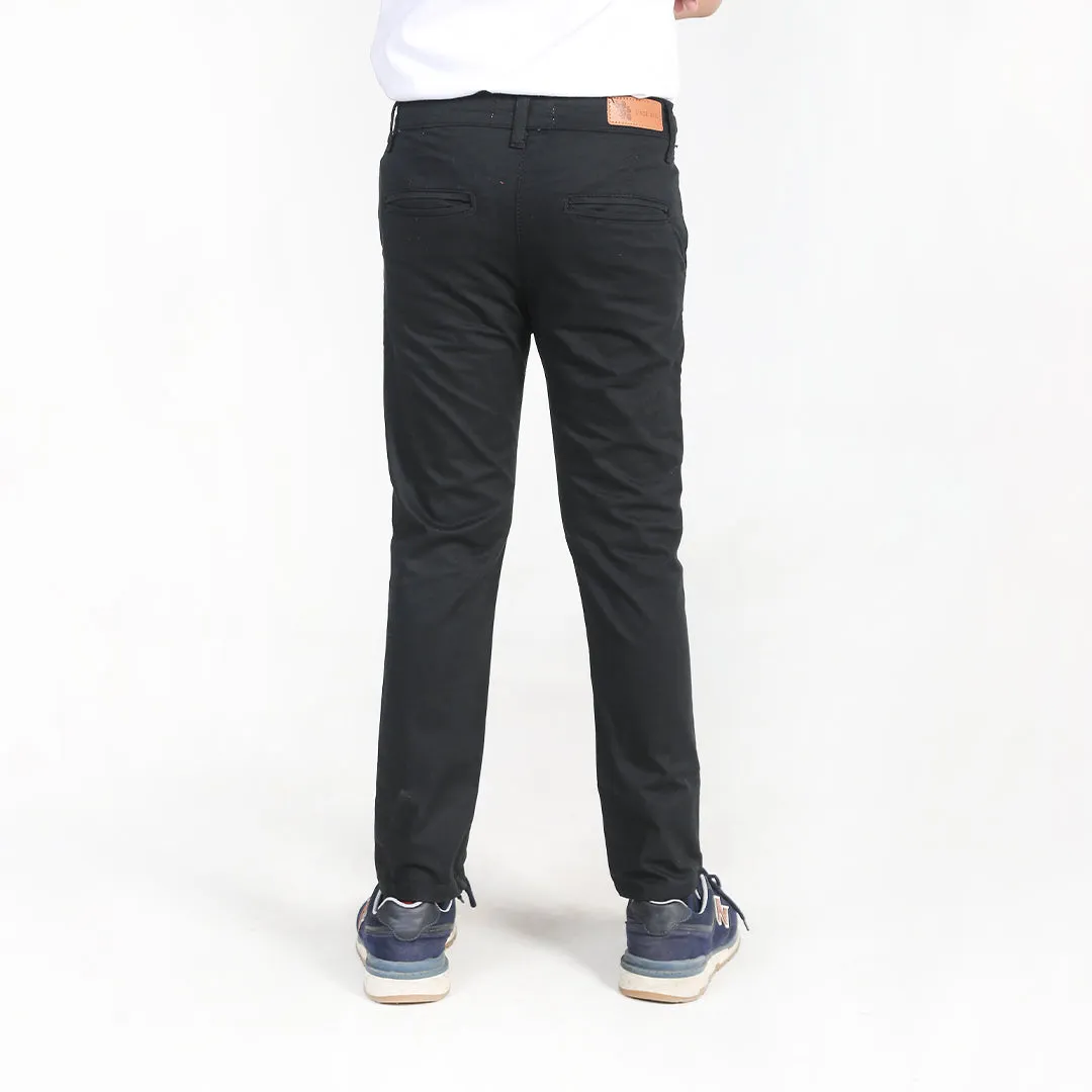 Black Cross Pocket Pants