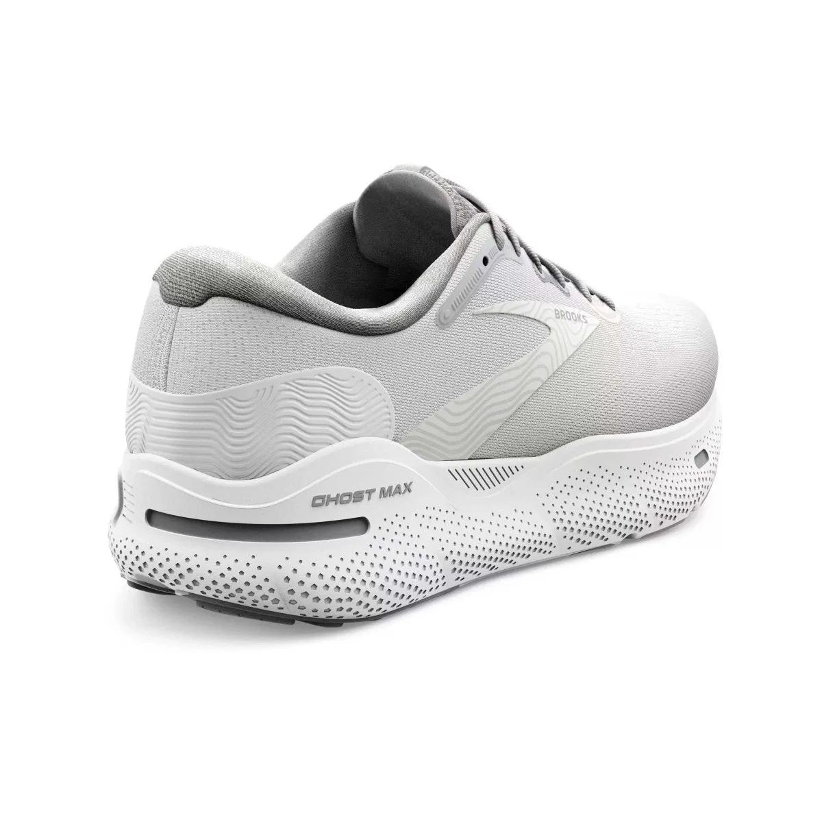 Brooks Women's Ghost Max White/Oyster/Silver