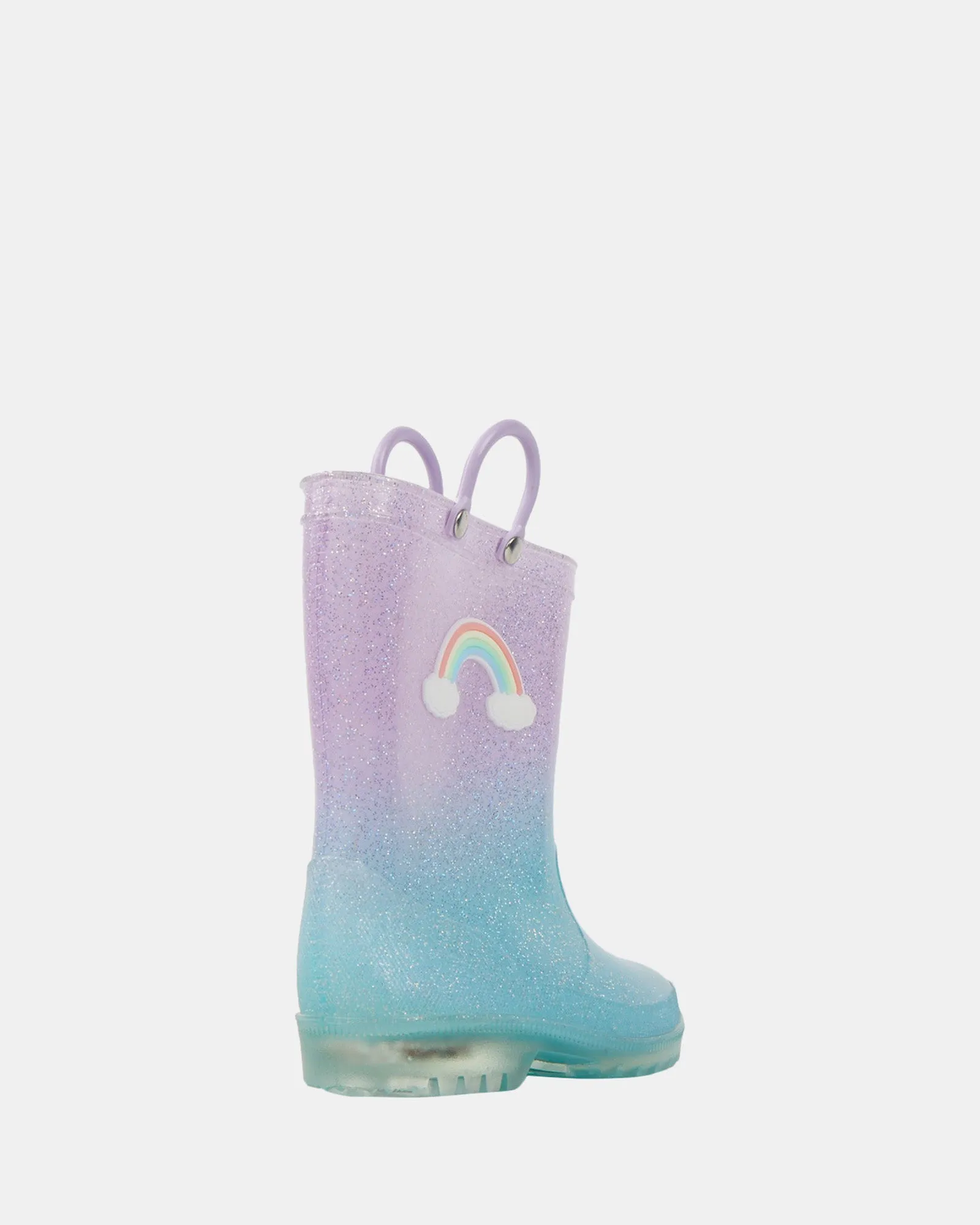 Calli Rainbow Gumboot Lilac Multi