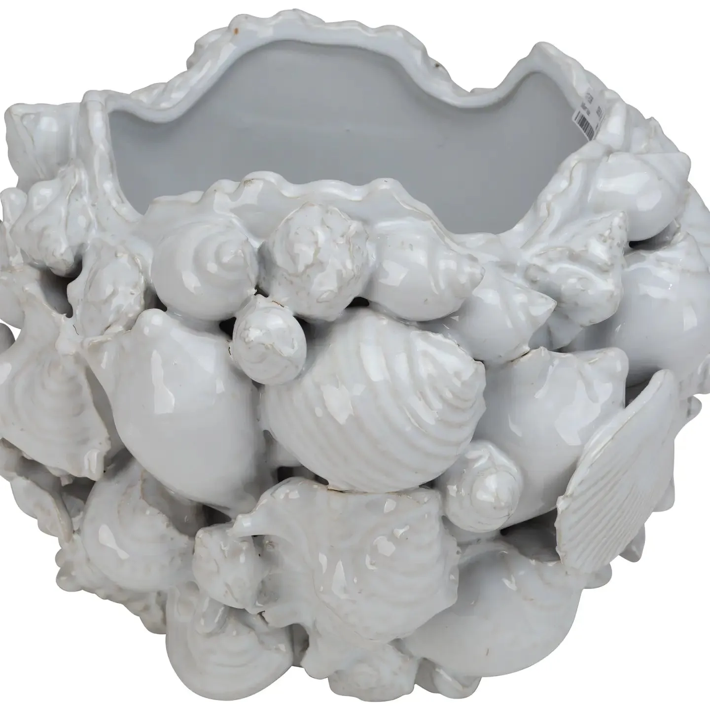 Ceramic Shell Planters - Set of 2