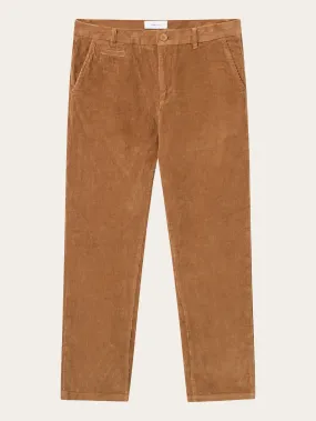 CHUCK regular 8-wales corduroy chino pants - Brown Sugar