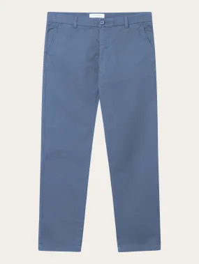 CHUCK regular chino poplin pant - Vintage Indigo