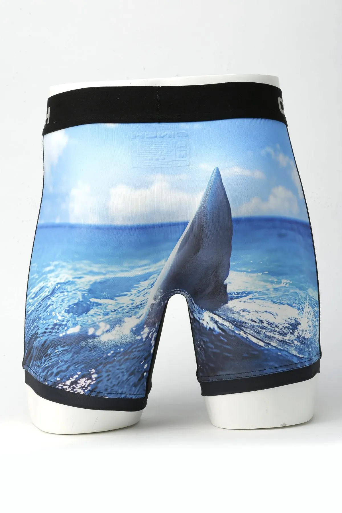 'Cinch' Men's 6 Shark Boxer Briefs - Multi