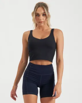 Core Trainer Dani Active Crop Black