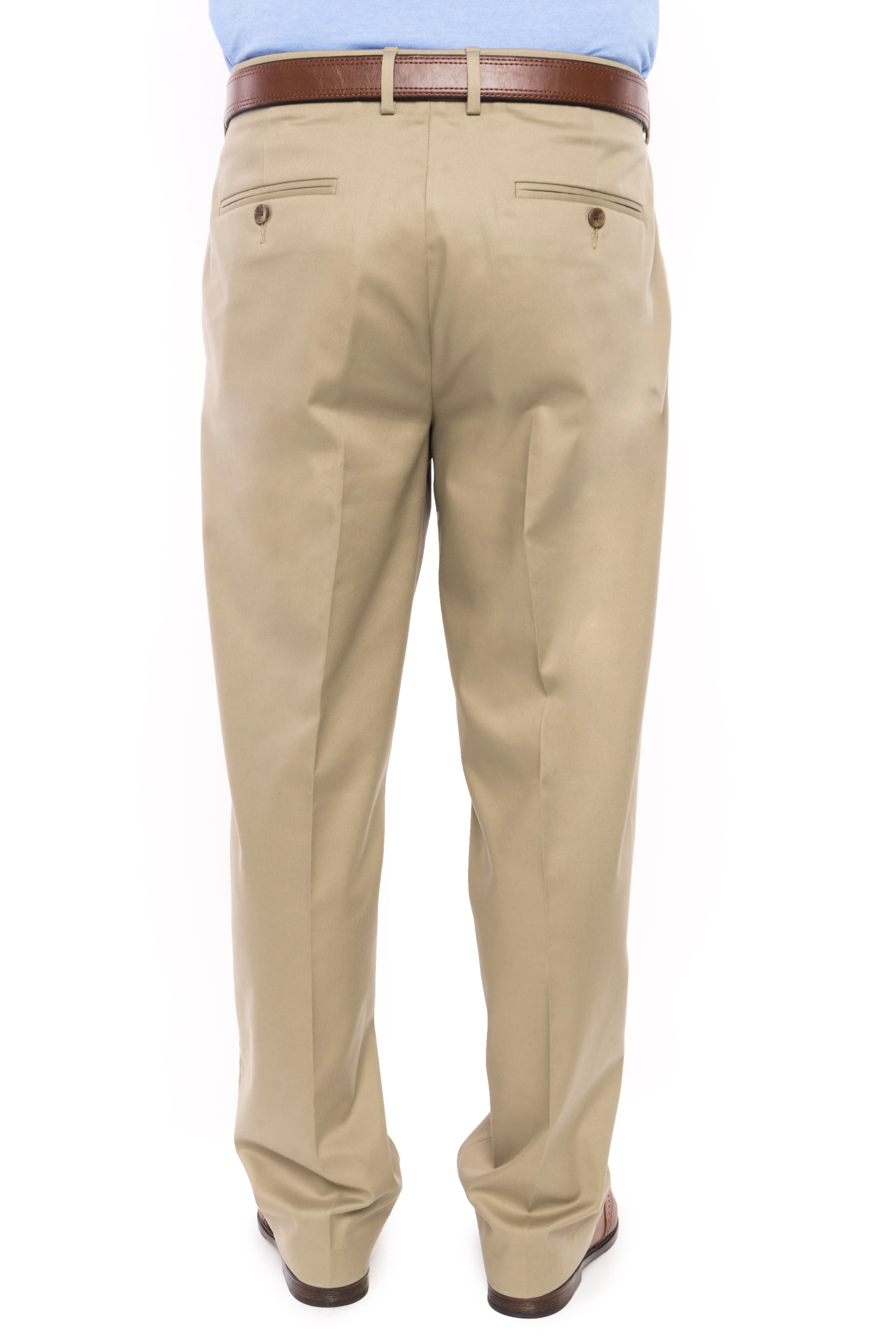 Flat Front 'Fordham' Easy-Cary Chino Twill Pant with Magnetic Closures - Khaki