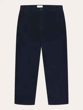 FLINT wide corduroy chino pants - Night Sky