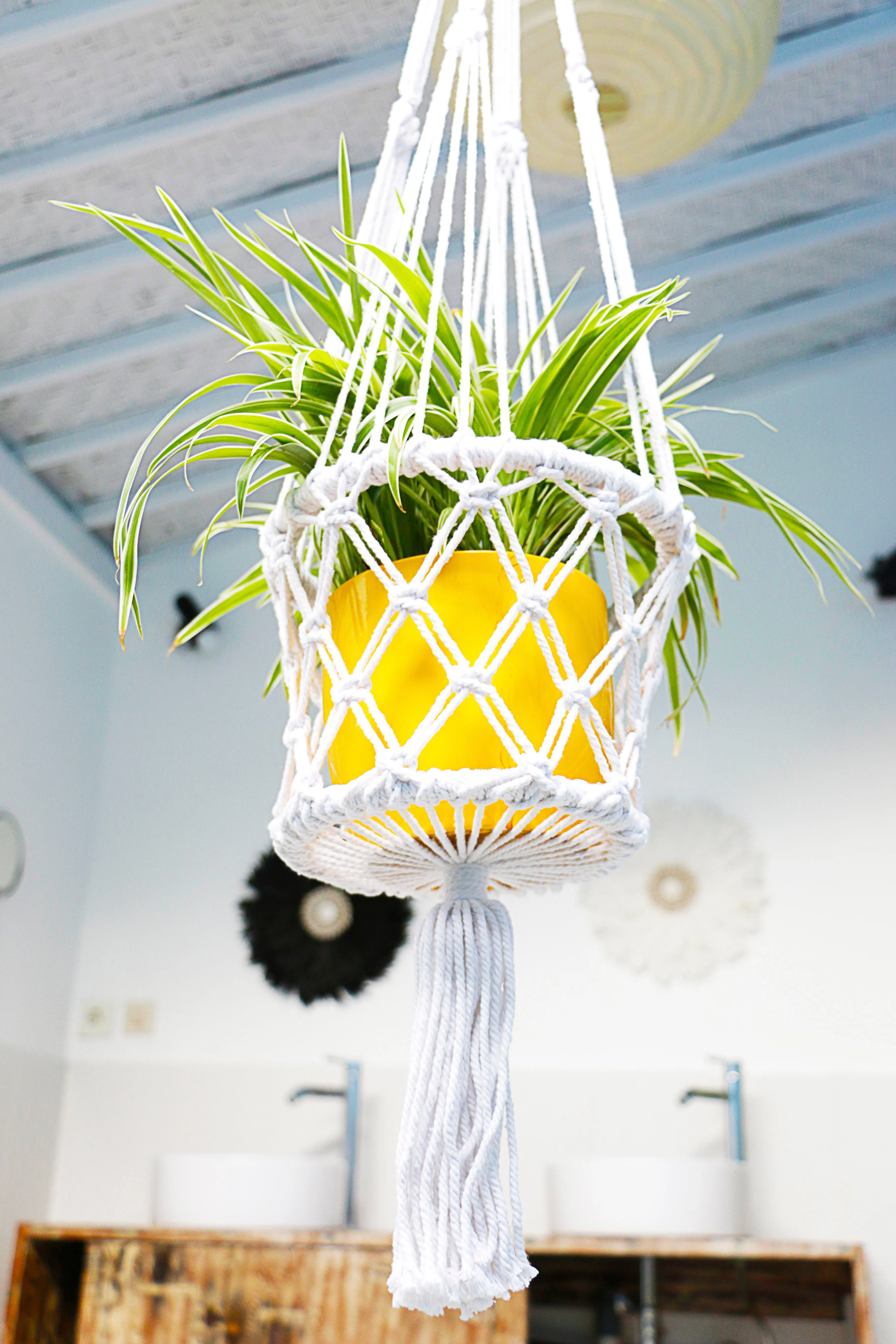 Handmade Macrame Hanging Planters