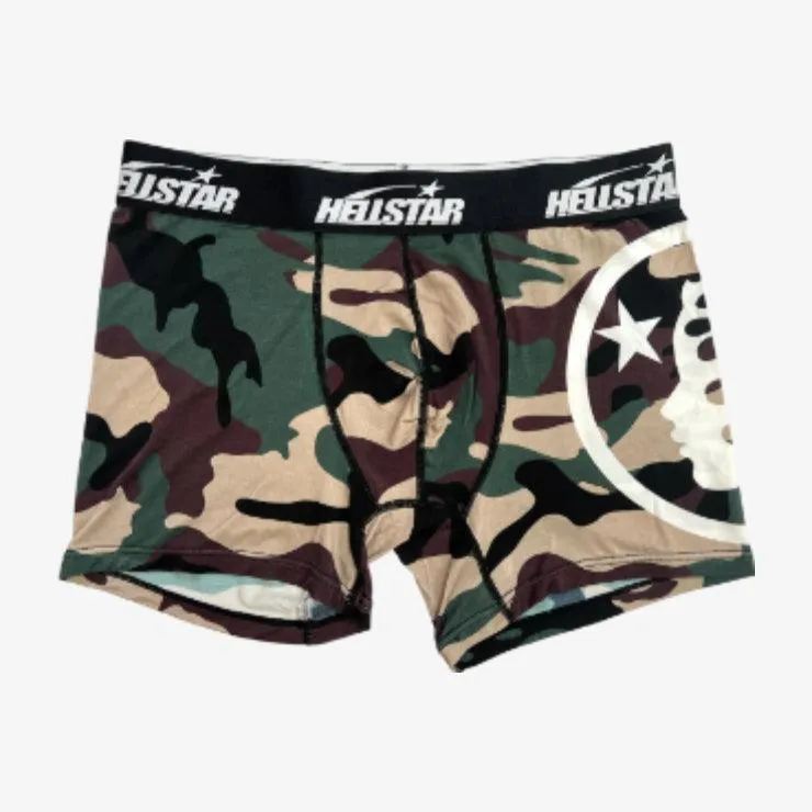 Hellstar Sports Boxer Briefs (3 Pack) Black / Grey / Camo SS24