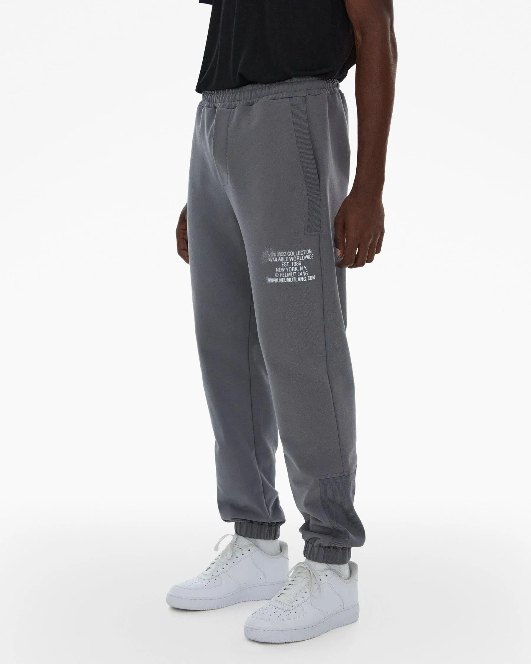 HELMUT LANG SPRAY LOGO JOGGER