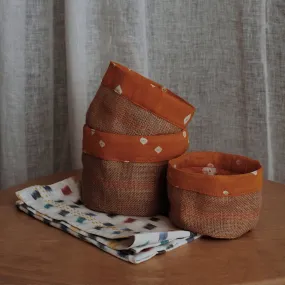 Ikat Planters, Ikat Napkin, Ikat Tea Towels Combo