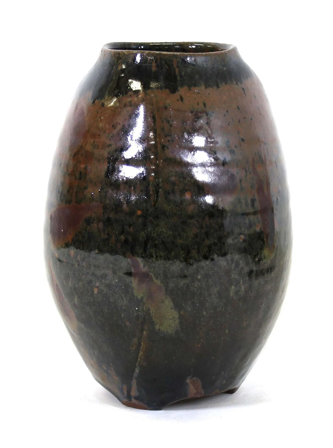 Japanese Mid-Century Modern Studio Pottery Vase