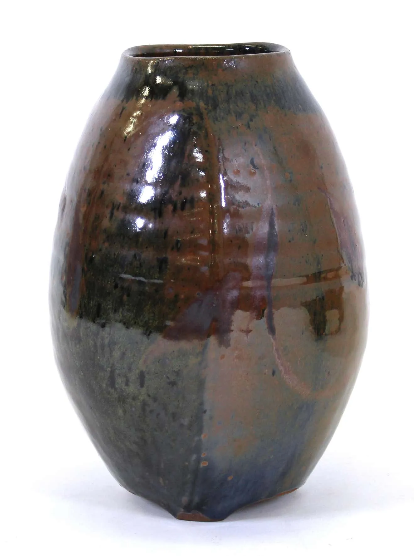 Japanese Mid-Century Modern Studio Pottery Vase