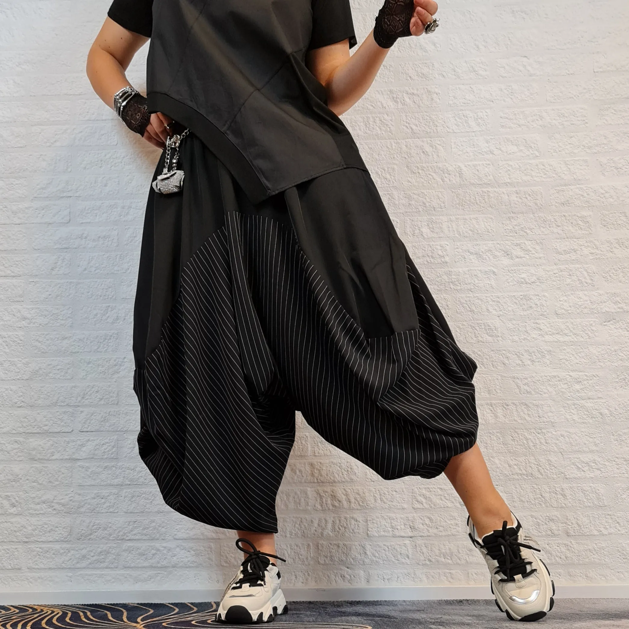 Jazz Up Street Punk Wide Legged Pants