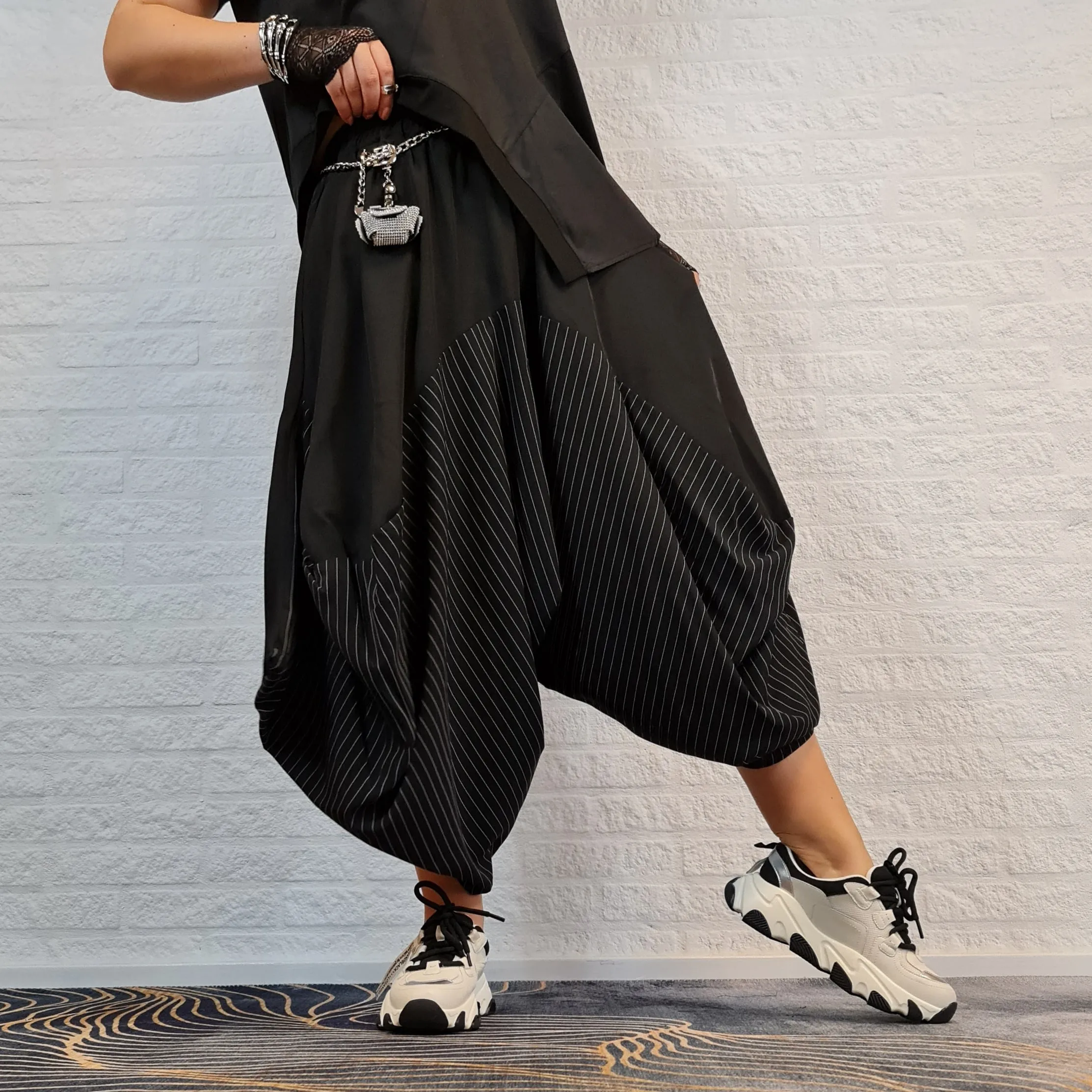 Jazz Up Street Punk Wide Legged Pants