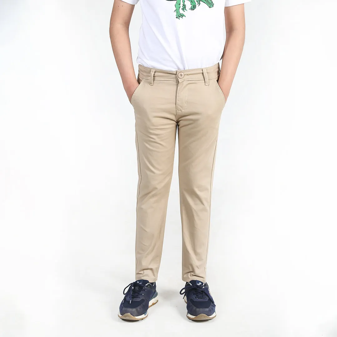 Khaki Cross Pocket Pants