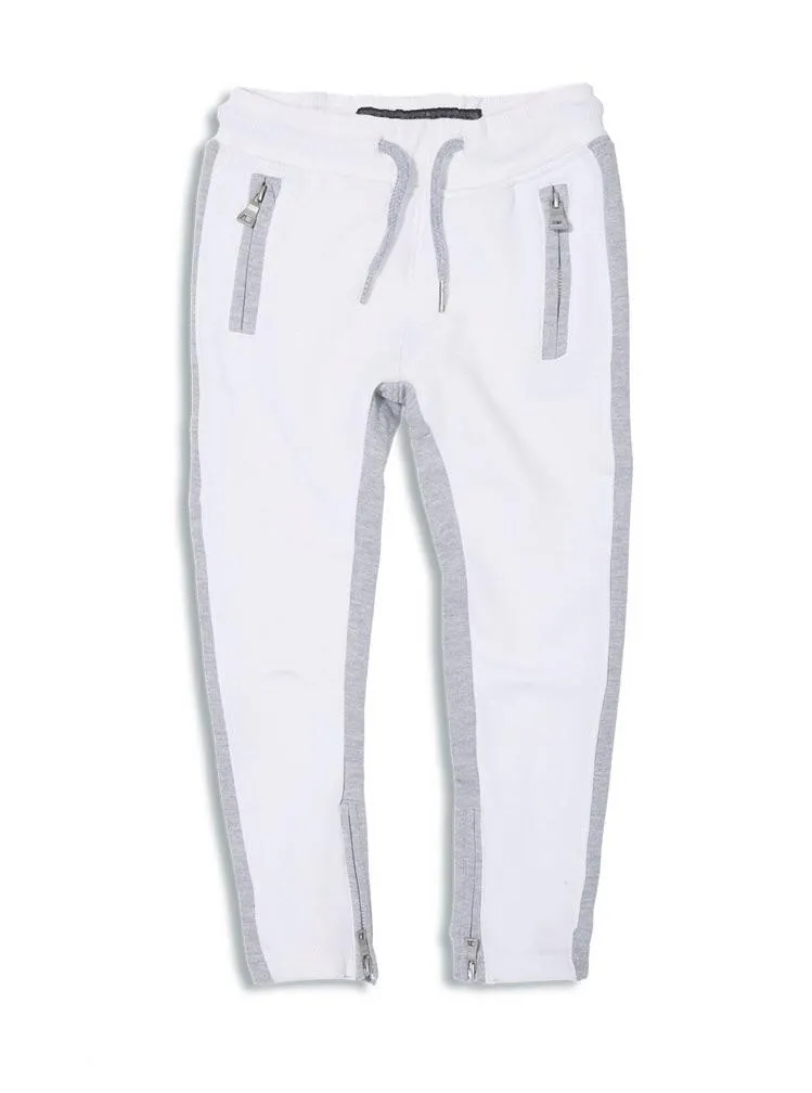 Kids Jordan Craig Fleece Track Pant (White) - 8291K