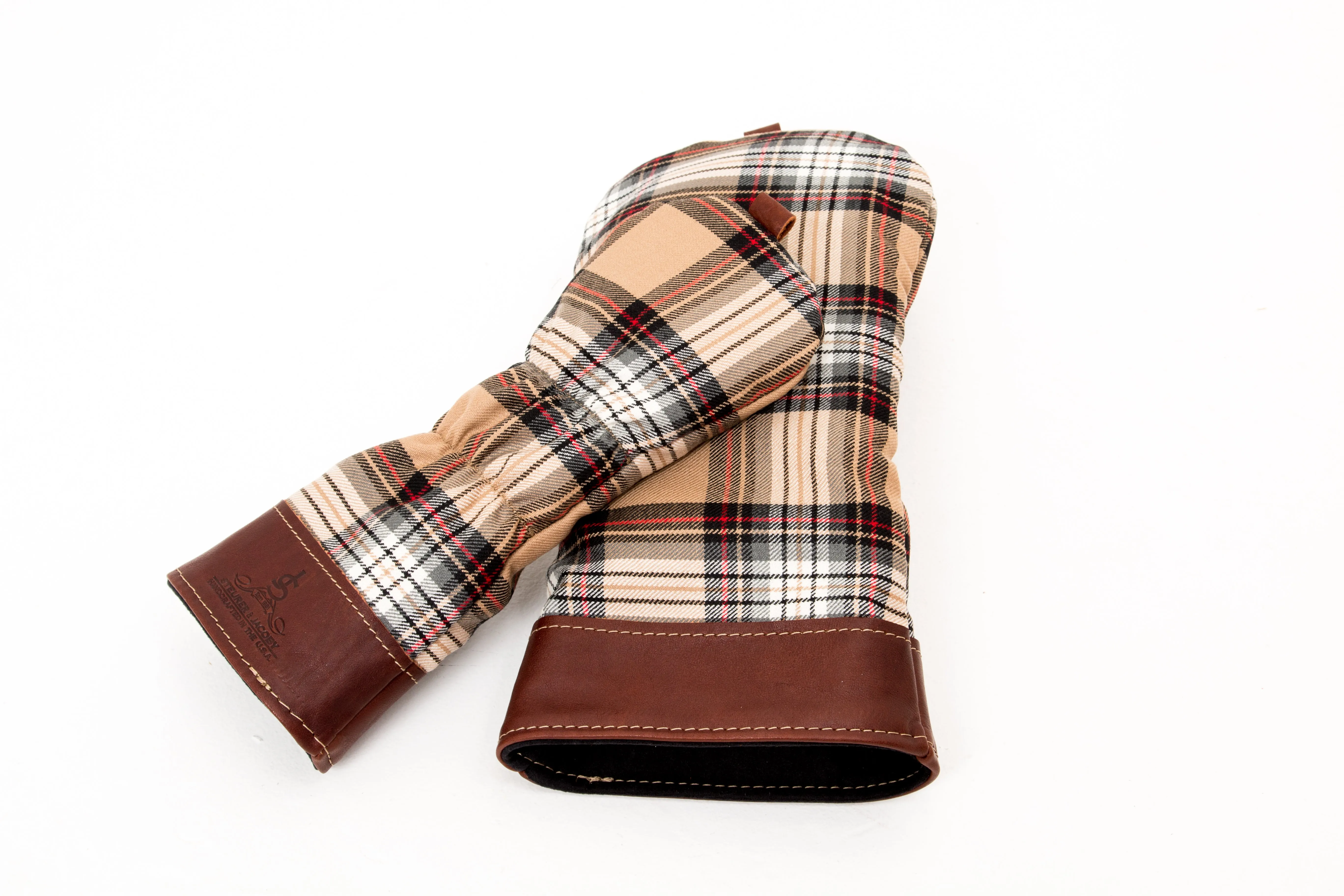 Leather & Wool Tartan Head Cover