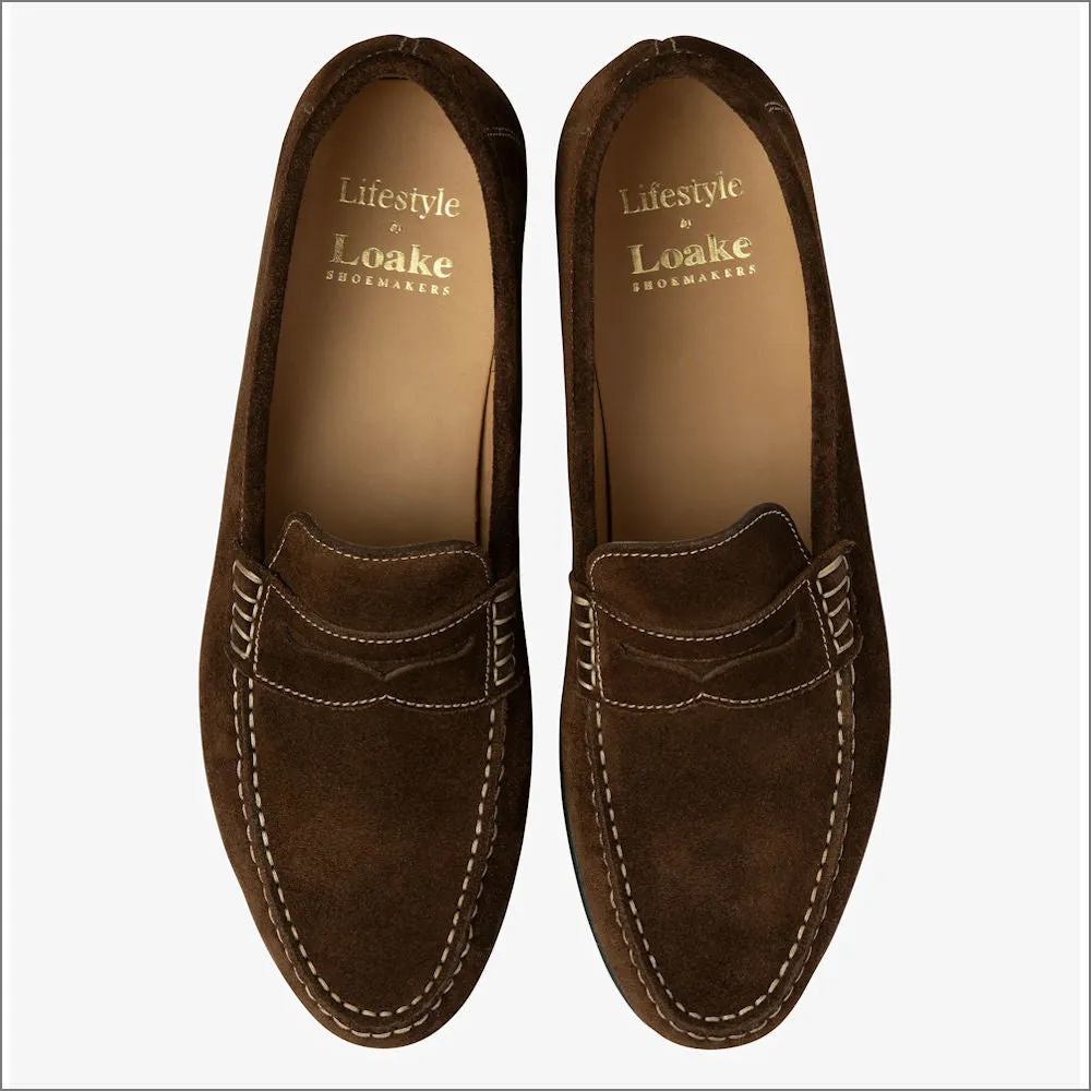 Loake Jefferson Brown Suede Loafer*