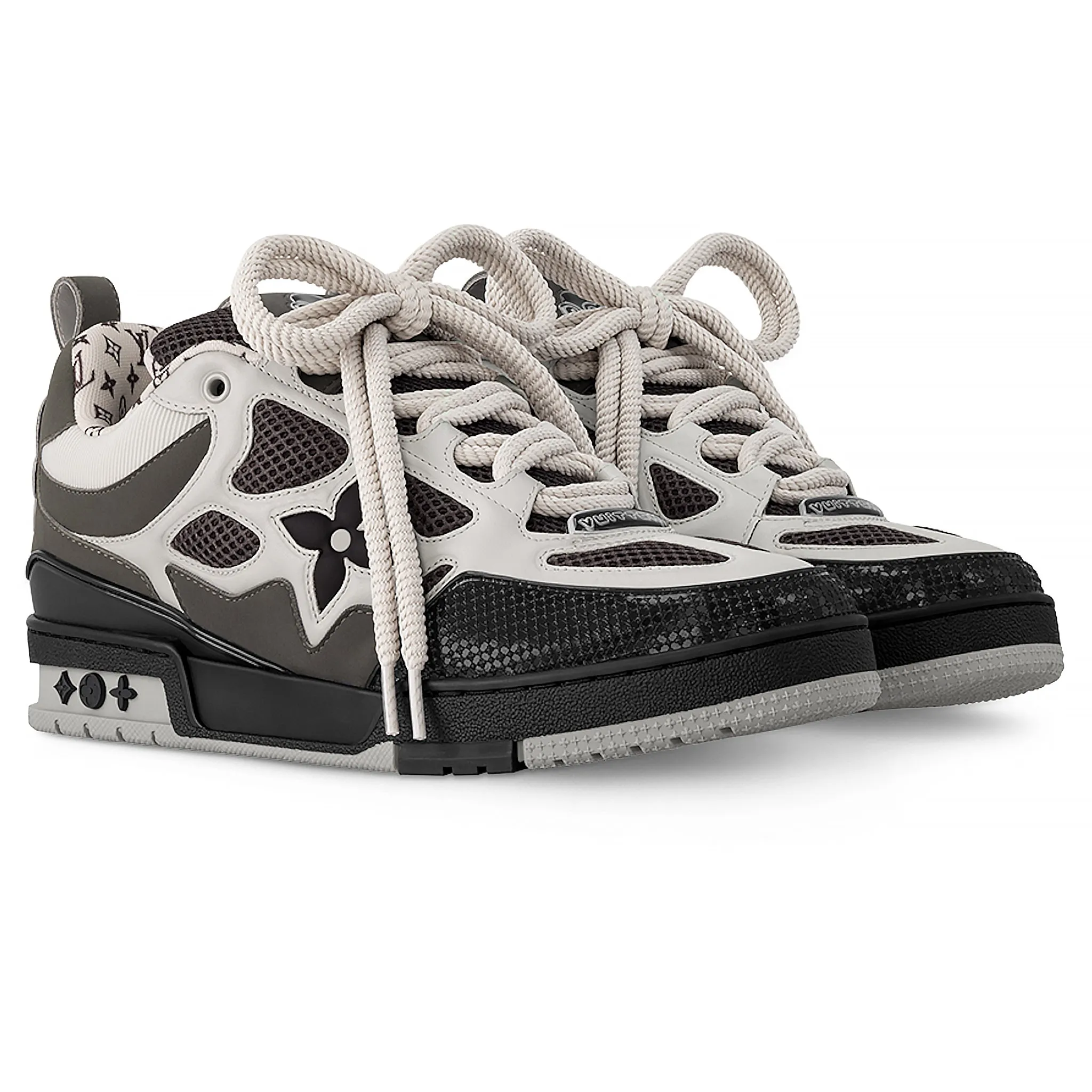 Louis Vuitton Monogram Skate Trainer Sneakers in Grey - Stylish Luxury Footwear