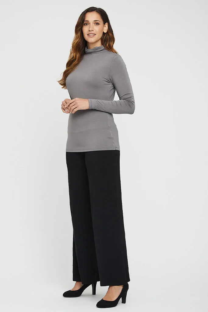 Luxe Wide Leg Pants - Black