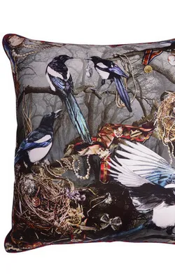 Magpie Paradise Cushion