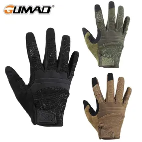 Men Shooting Gloves Military Army Mitten Tactical Full Finger Glove Touch Screen Light Breathable Cycling Airsoft Paintball