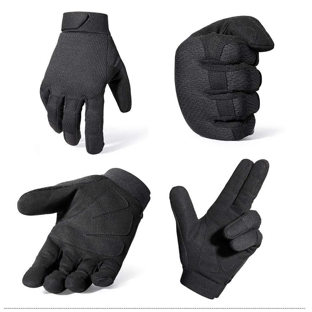 Men Shooting Gloves Military Army Mitten Tactical Full Finger Glove Touch Screen Light Breathable Cycling Airsoft Paintball