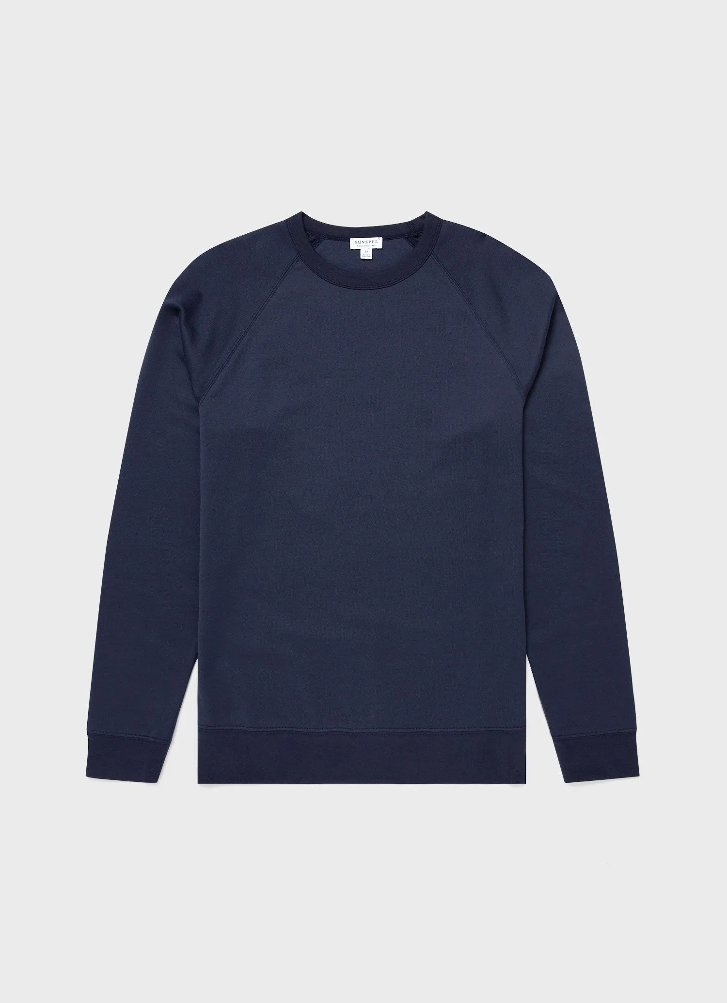 Men's Sea Island Cotton Sweatshirt in Navy