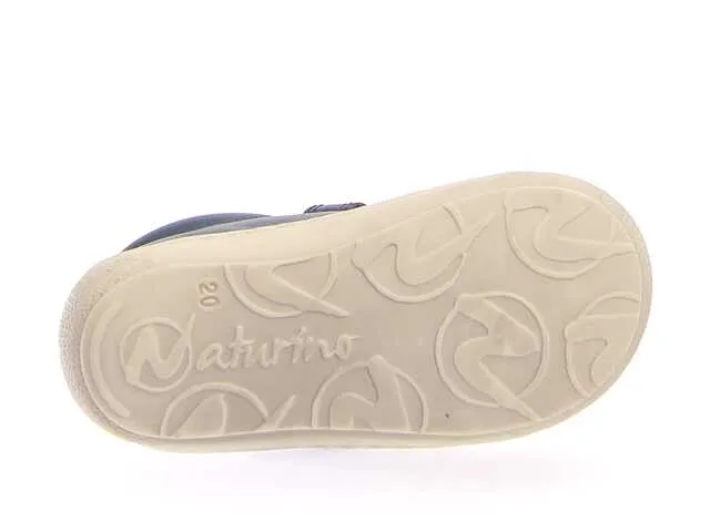 Naturino Toddler's (Sizes 19-24) Cocoon VL Navy/White Sole Leather