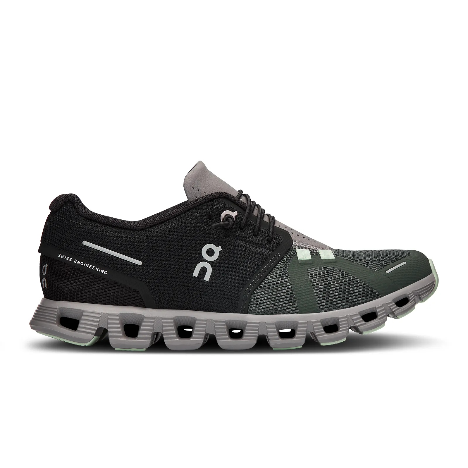 On Running Cloud 5 Running Shoe (Women) - Black/Lead