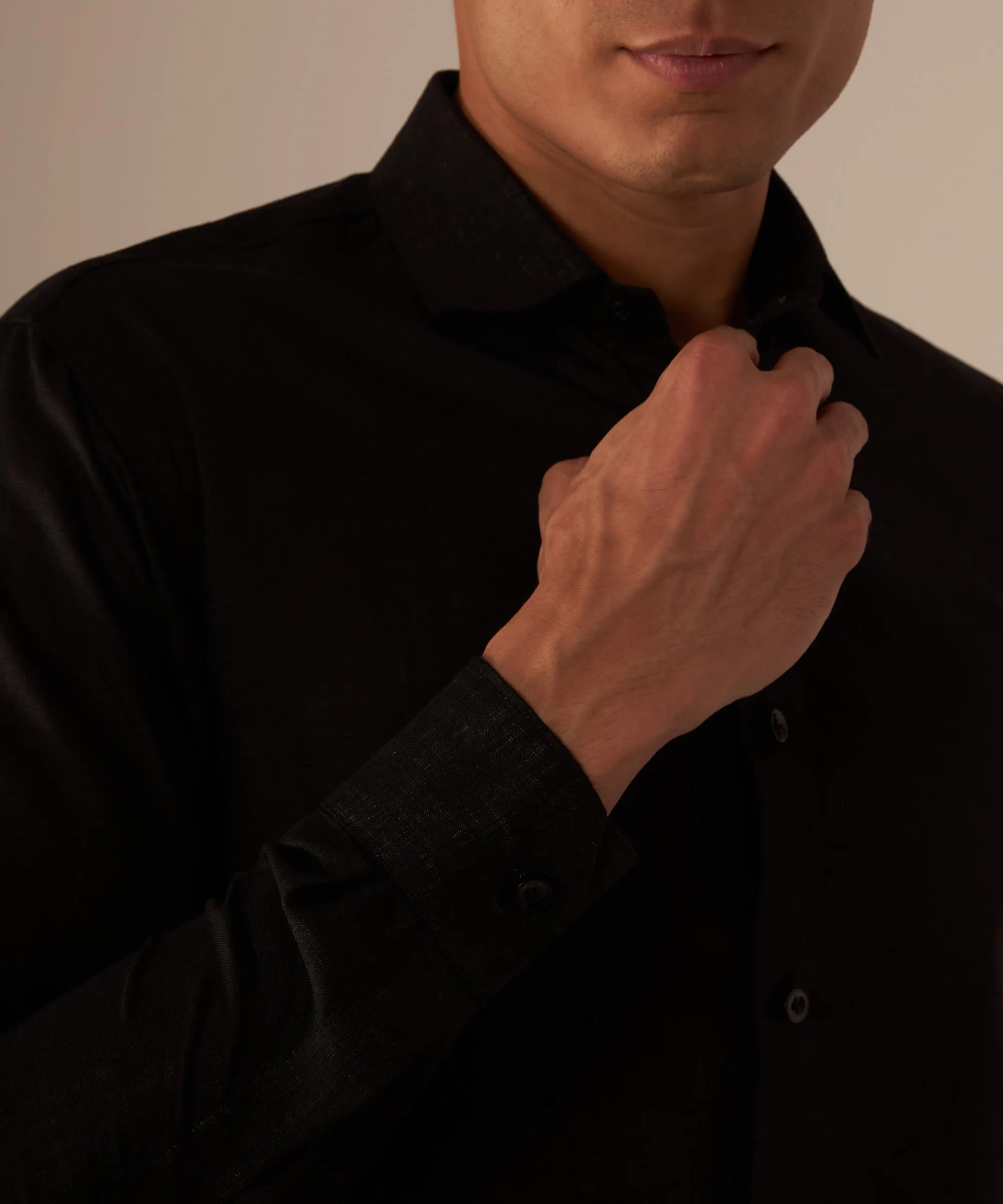 Onyx Linen Shirt