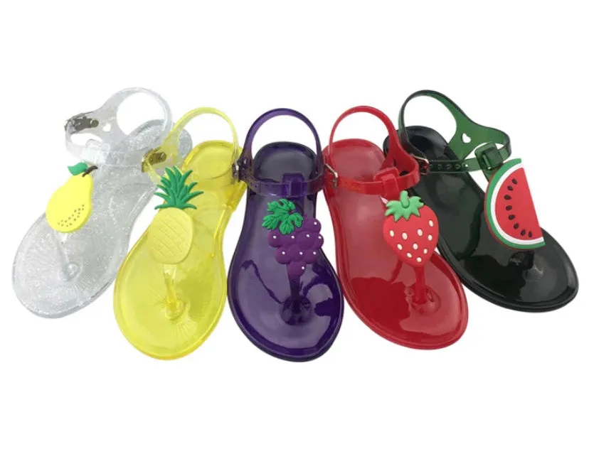 PEAR FRUIT JELLY SANDALS