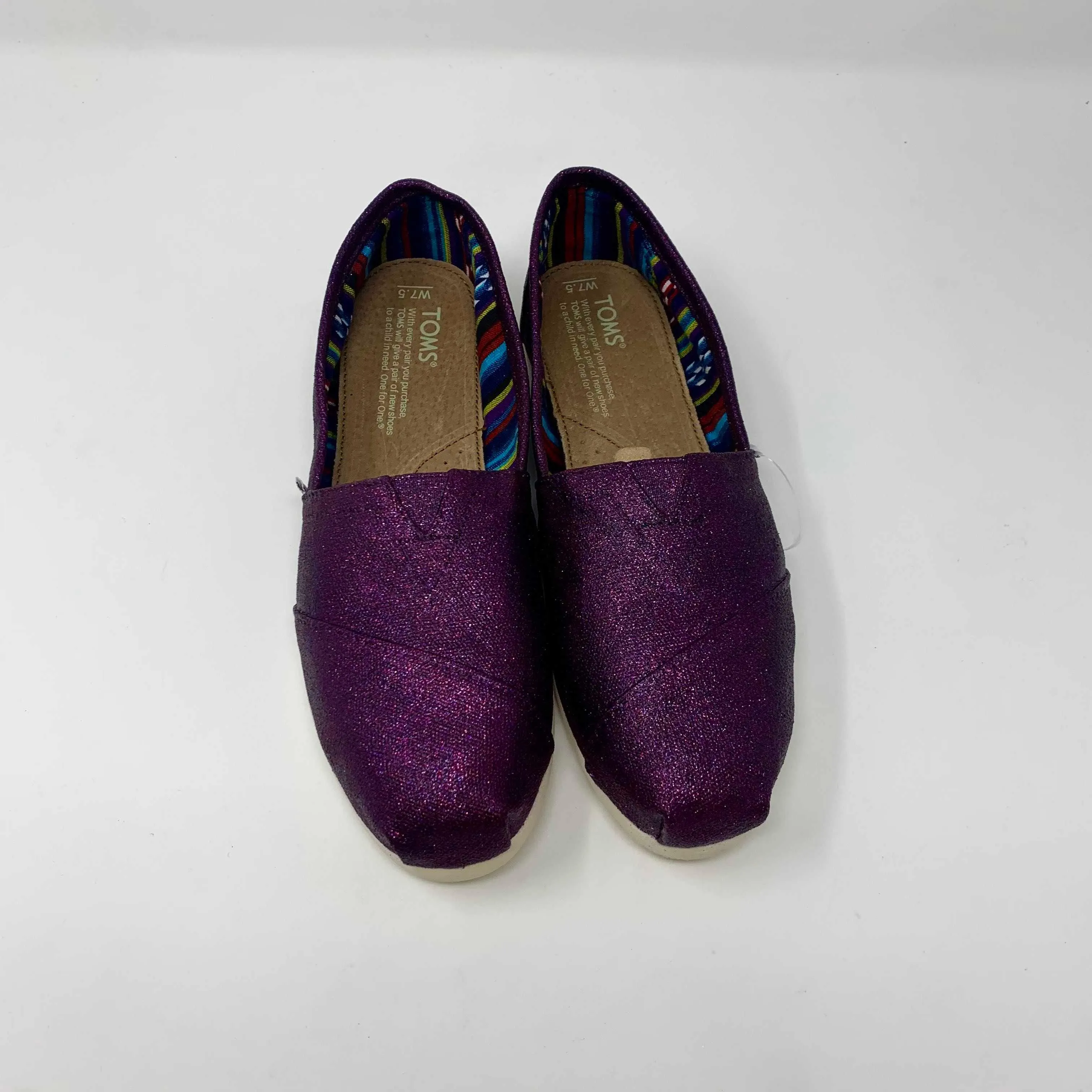 Plum Glitter Shoes