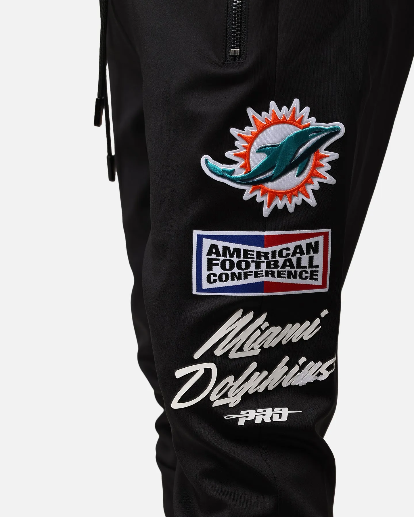 Pro Standard Miami Dolphins Fast Lane Track Pants Black