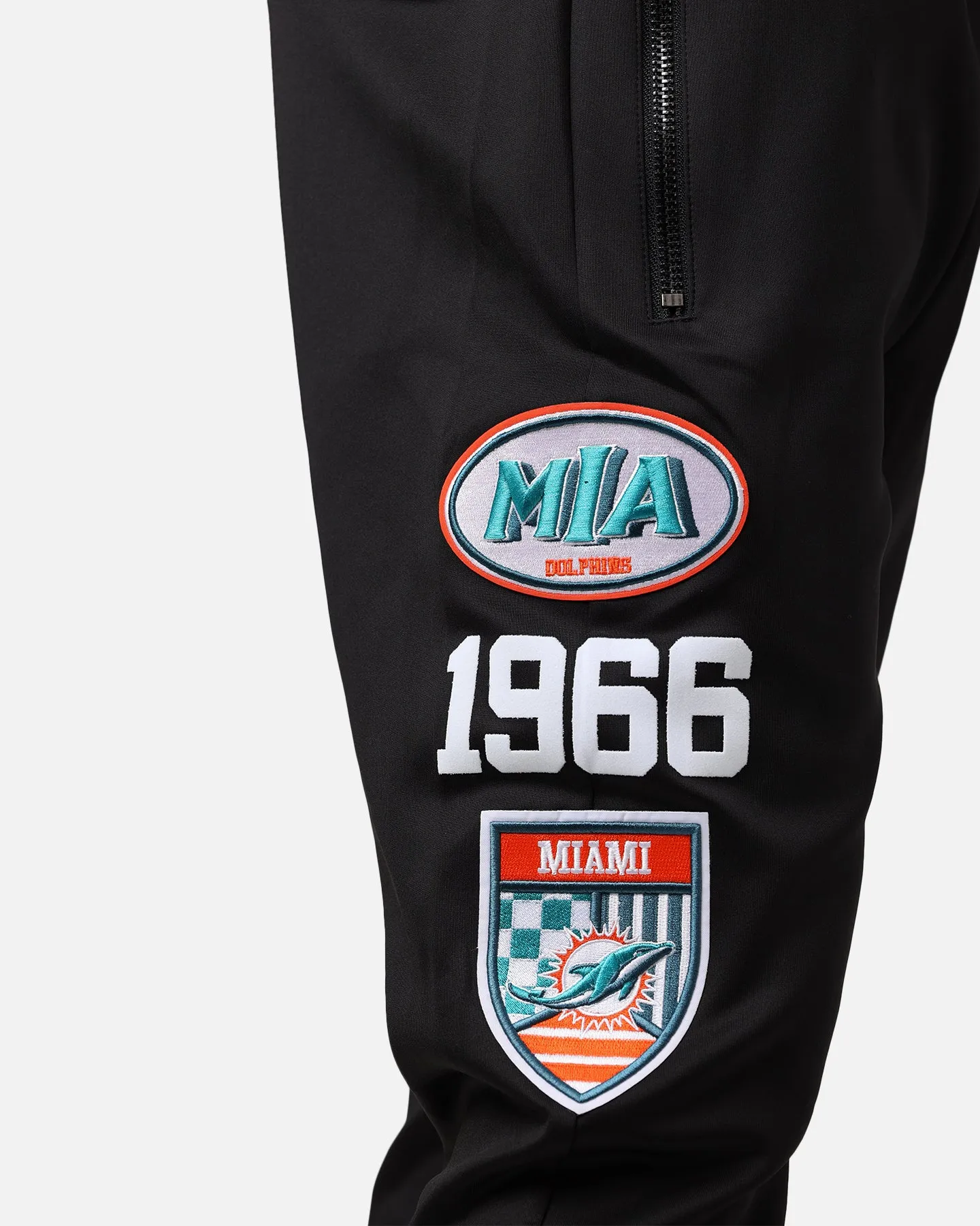 Pro Standard Miami Dolphins Fast Lane Track Pants Black