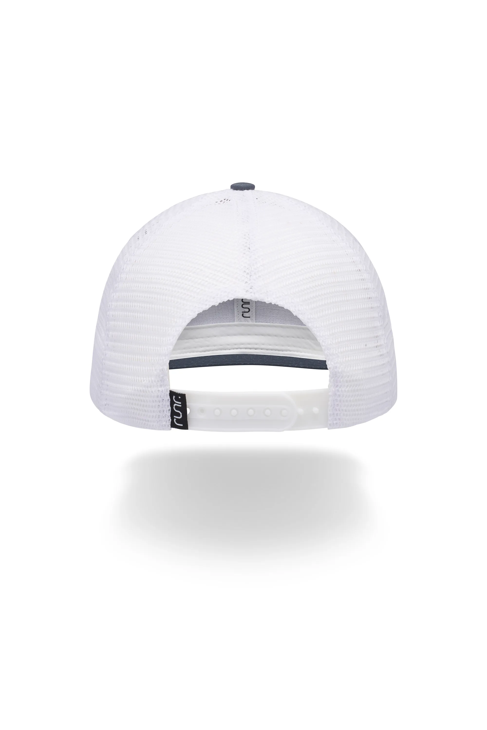 Runr Two Tone Retro Trucker Hat - Charcoal & White