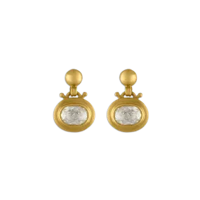 Small Diamond Bell Earrings