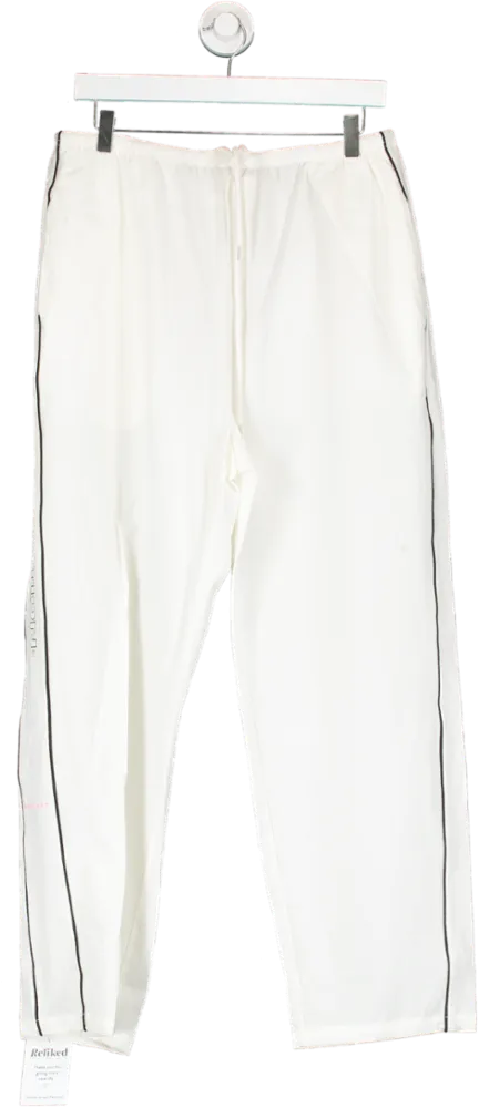 SOUTH.ST White Vacation State Track Pants UK M